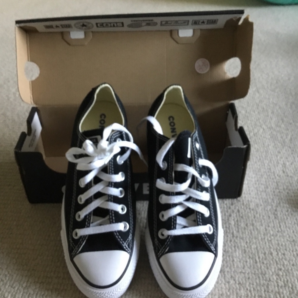 Converse Black & White Low Top Sneakers